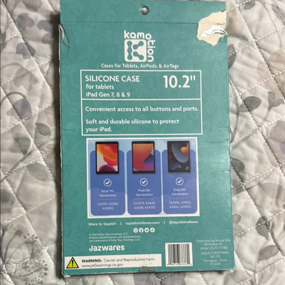 New Squishmallow 3D Silicone Tablet Case